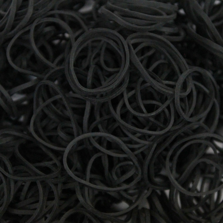 black rubber bands wide