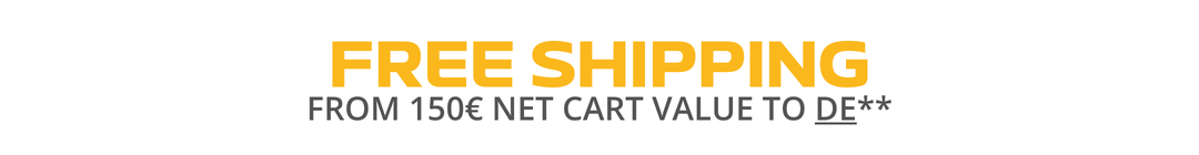 Free shipping to Germany from a cart value of €150**