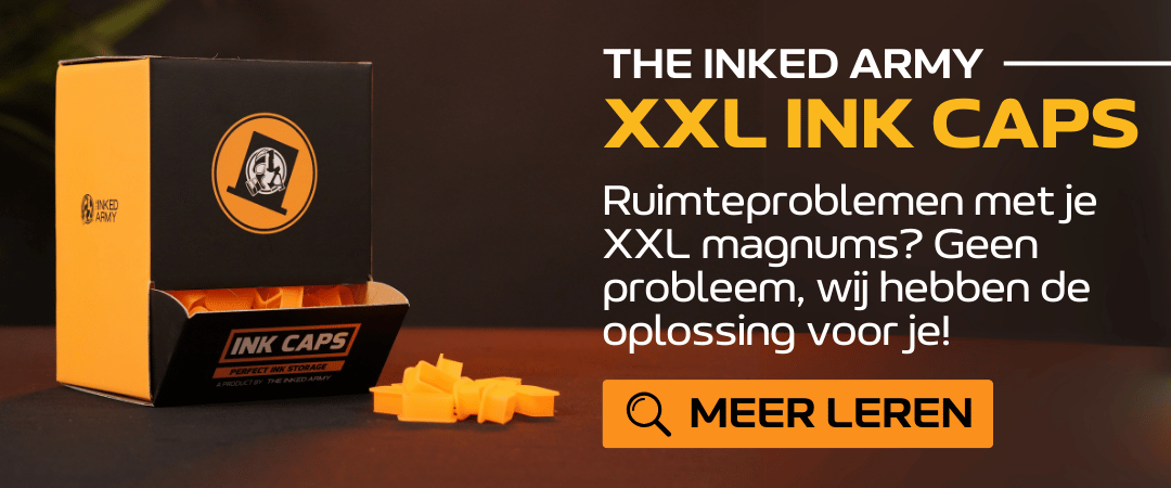 Tattooproducten in focus - The Inked Army XXL Ink Caps