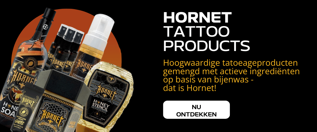 Tattooproducten in focus - Hornet Tattoo Products