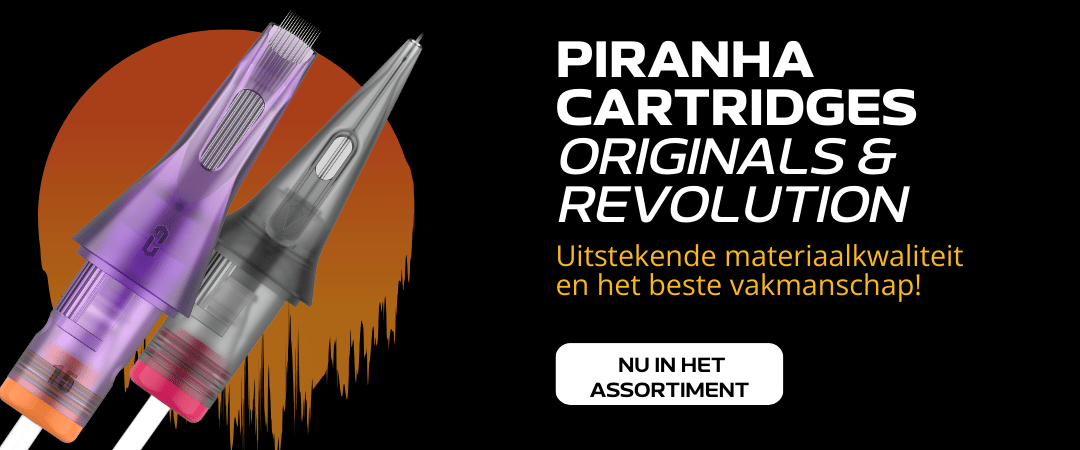 Tattooproducten in focus - Piranha Tattoo Cartridges