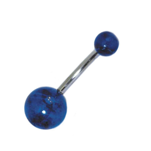 Banana - Basic Titan - Lapislazuli Kugel 5 und 8 mm -  1,6 mm x 8 mm - 1 Stück/Pack