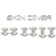 Skin Diver - Dermal - Titanium Grade 23 Disc 3 mm x 1,2 mm lang - 5 stuks/verpakking