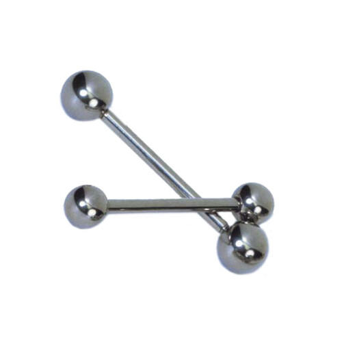 Barbell - Basic Titan - 1,2 mm x 6 mm x 3 mm ball  - 5 Pcs/Pack