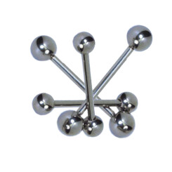 Barbell - Basic Titan - 1,2 mm x 6 mm x 4 mm ball  - 5...