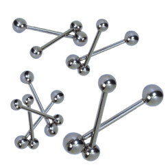 Barbell - Basic Titan - 1,6 mm x 14 mm x 6 mm ball  - 5...