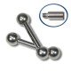 Barbell - Basic Titan -  2,0 mm x 20 mm   - 5 Stück/Pack