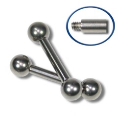 Barbell - Basic Titan -  2,5 mm x 22 mm   - 5...