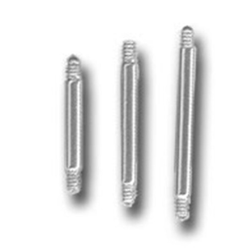 Barbell - 316 L Chirurgenstahl - Ohne Kugel - 1,2 mm x 8 mm - 10 Stück/Pack