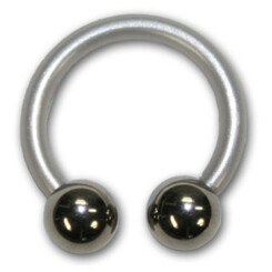 Circular barbell - Bioplast - Horseshoe - 1,6 mm x 10 mm...