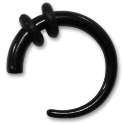 Expander - Claw - Black Steel  316 L - 1,6 mm  x 15 mm -...