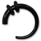 Expander - Claw - Black Steel  316 L - 1,6 mm  x 15 mm - 2 Pcs/Pack