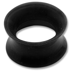 Double flared tunnel - Silicone - 6 mm -