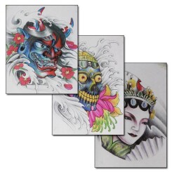 China Style Tattoo Flash Book