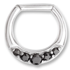 Septum Clipring - 316 L Chirurgenstahl - 1,6 mm x 6 mm -...