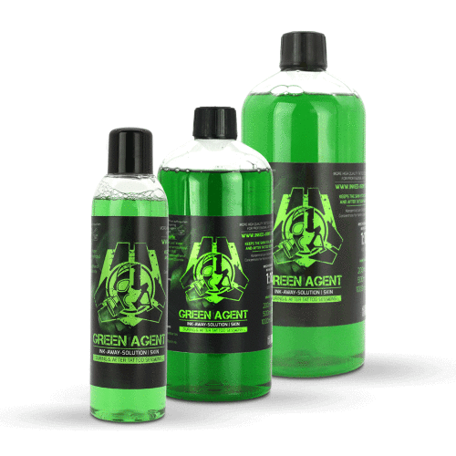 THE INKED ARMY - Cleaning Solution - Green Agent Skin Concentrate