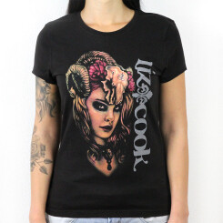 Eternal Ink - Dames - Liz Cook T-Shirt - Zwart