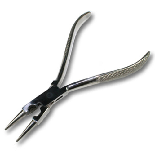 Nose stud bending plier