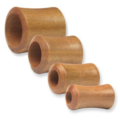 Tunnel - Holz - Einfarbig - Rose Wood 4 mm