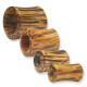 Tunnel - Holz - Einfarbig - Coconut Wood 12 mm