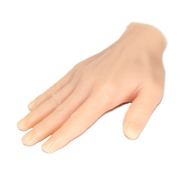 Silicone hand and stand, 40,00