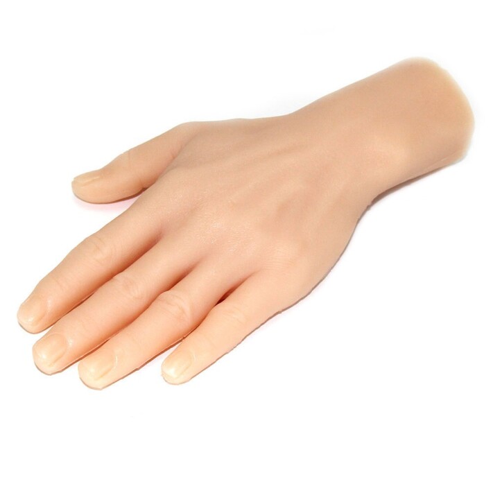 Silicone hand and stand, 42,00