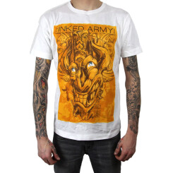The Inked Army - Heren - T-shirt - Wit