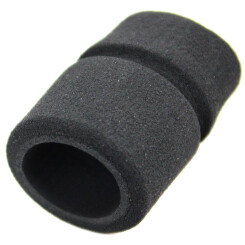 Wegwerp - Foam Grip Covers - Zwart - Rekbaar van 22 mm -...