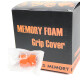 Single use - Foam Grip Cover - Orange - Stretchable from 22 mm - 26 mm