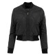 The Inked Army - Ladies - Diamond Quilt Short Bomber Schwarz M