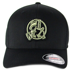 The Inked Army - Flexfit Caps Wooly Combed - Black/Black...