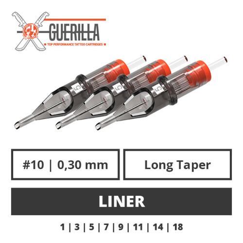 THE INKED ARMY - Guerilla Tattoo Nadelmodule - Liner - 0,30 LT