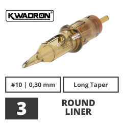 KWADRON - Tattoo Cartridges - 3 Round Liner - 0.30 LT