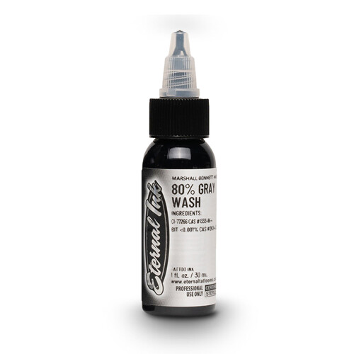 ETERNAL INK - Tattoo Farbe - Marshall Bennett - 80% Gray Wash 120 ml