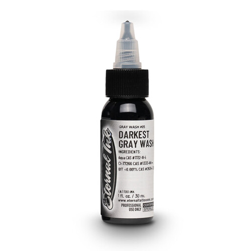 ETERNAL INK - Tattoo Farbe - Darkest Gray Wash 30 ml