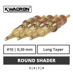 KWADRON - Needle Cartridges - Round Shader - 0,30 LT