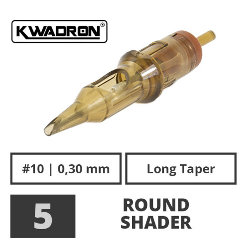 KWADRON - Needle Cartridges - 5 Round Shader - 0,30 LT