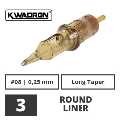 KWADRON - Cartridges - 3 Round Liner - 0,25 LT