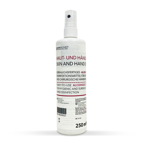 UNIGLOVES - Händedesinfektion - Spray - 250 ml