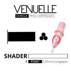 VENUELLE - Omega PMU Cartridges - 3 Punt Ronde Schudder...