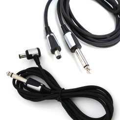 EZ - DC Siliconen Kabel - 180 cm Zwart