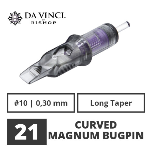 Da Vinci Cartridges - 21 Soft Edge Magnum Bugpin - 0,30 mm LT