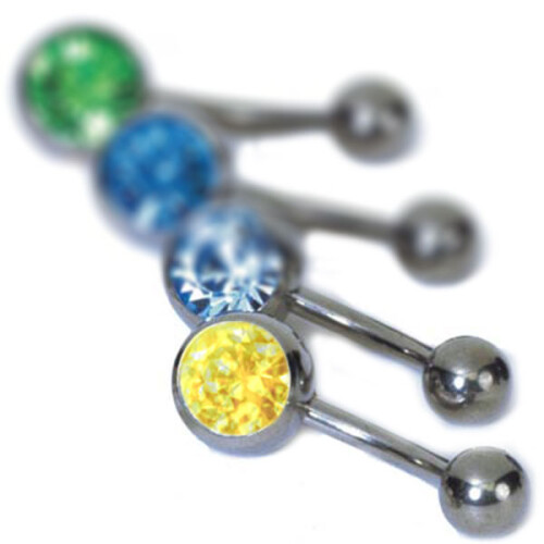 Banana - Basic Titanium -  Rhinestone - JO yellow - 3 Pcs/Pack