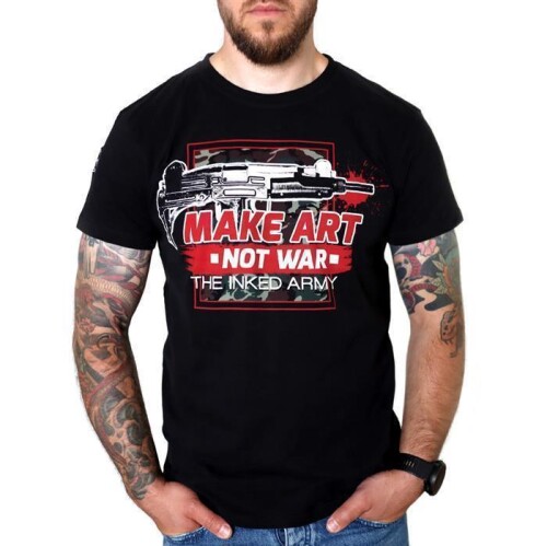 The Inked Army - Gents - T-Shirt - "Make Art not War" - S