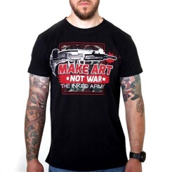 The Inked Army - Gents - T-Shirt - "Make Art not War" - S