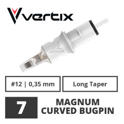 VERTIX - Tattoo Cartridges - 7 Magnum Curved Bugpin 0,35...