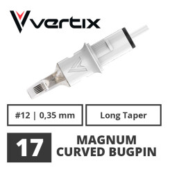 VERTIX - Tattoo Cartridges - 17 Magnum Curved Bugpin 0,35...