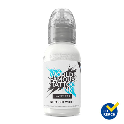 World Famous Limitless - Tatoeage Inkt - Straight White 240 ml