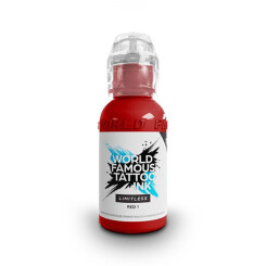 World Famous Limitless - Tattoo Ink - Red 1 30 ml
