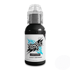 World Famous Limitless - Tattoo Ink - Ghost Greywash 30 ml